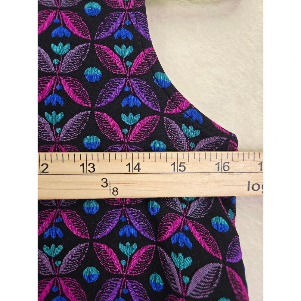 Jeune Otte Abba Top Girls Size 14 Floral Jacquard Sleeveless‎ Crop Party Casual